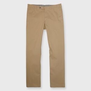 Sid Mashburn Garment-Dyed Sport Trouser Khaki High Ridge Twill size 33 perfect